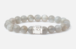 Platinum Grey Moonstone Bracelet