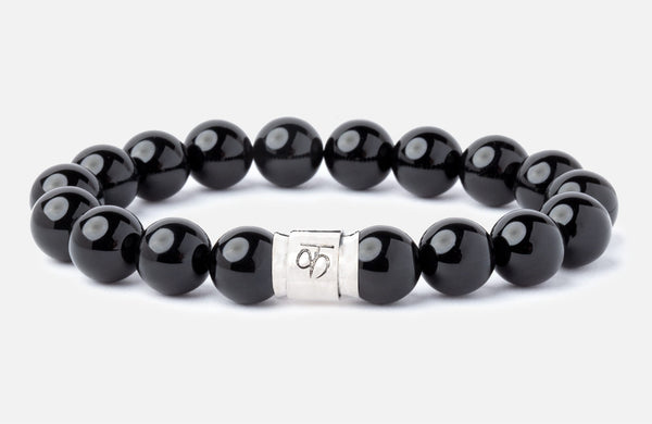 Polished Black Onyx Bracelet