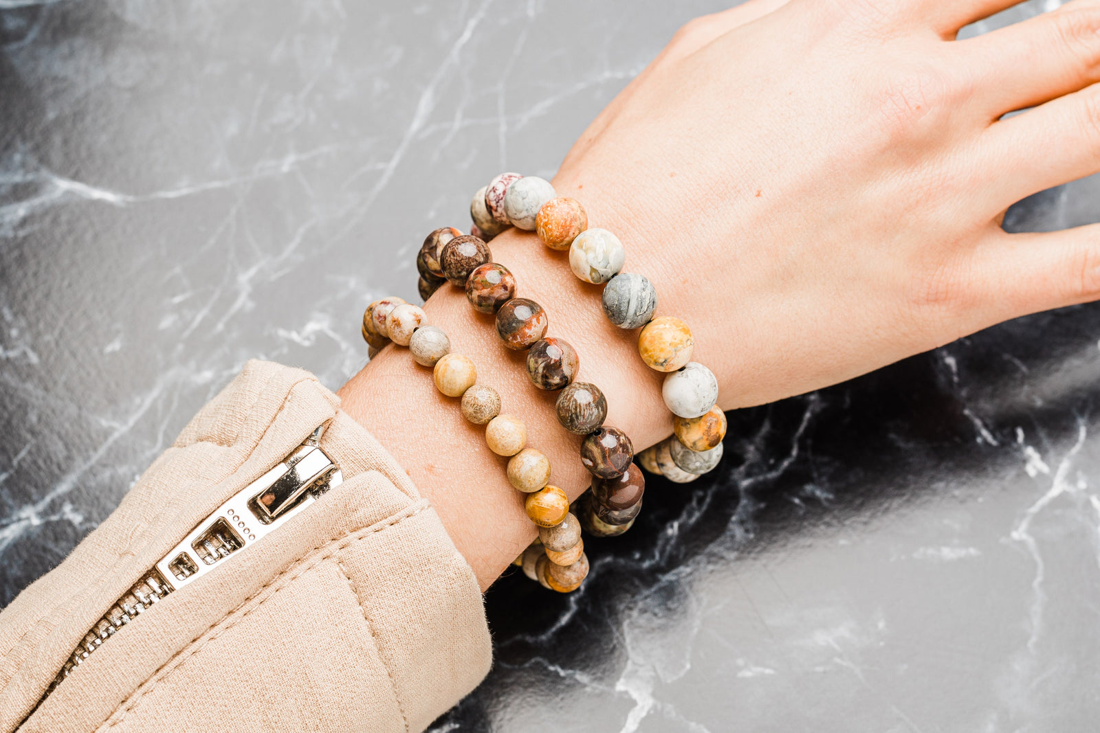 Newest Fossilized Coral Bangle